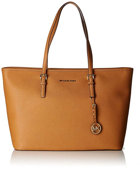 michael kors jet set small travel tote saffiano leather|Michael Kors marilyn medium tote.